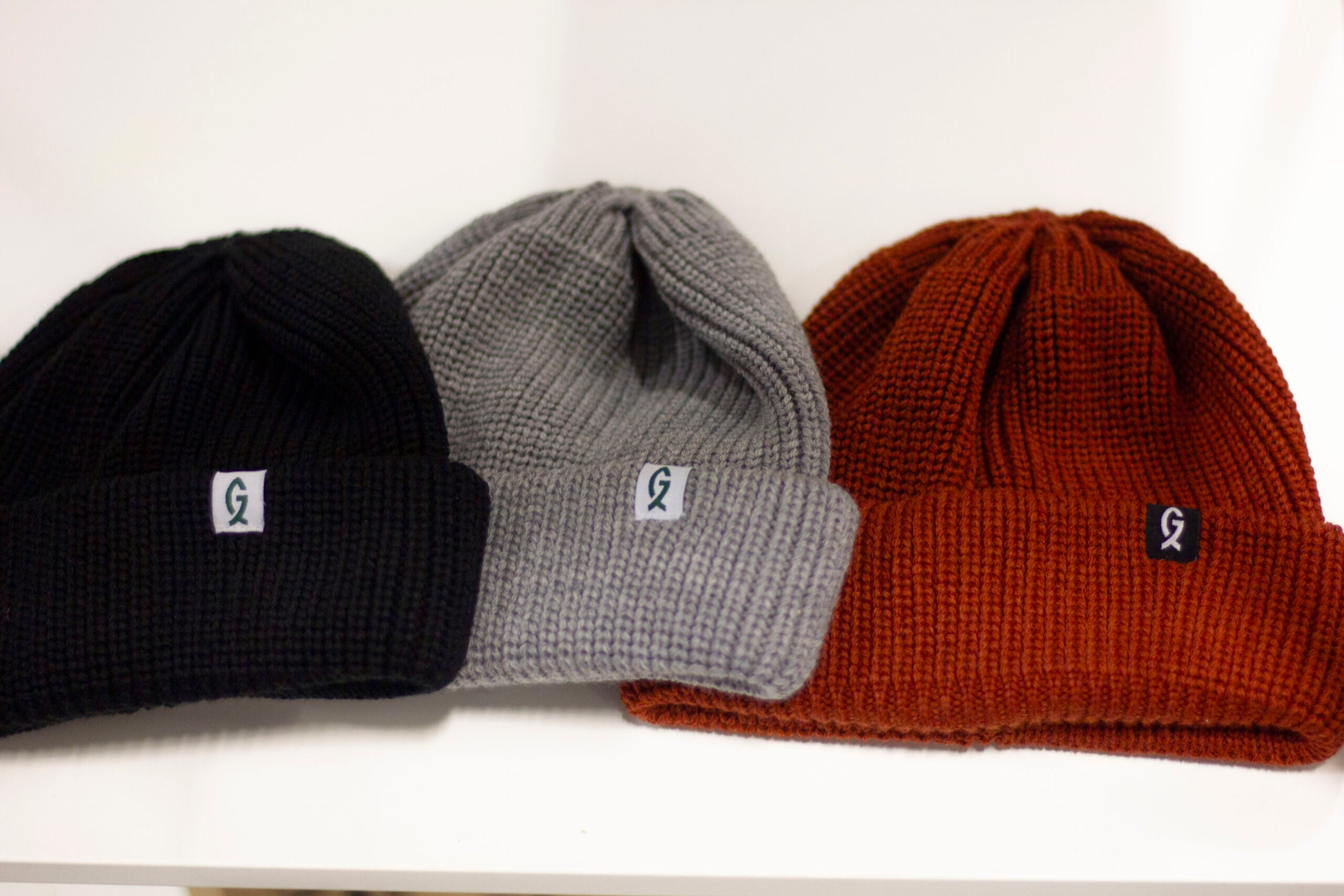 Greenfin Merino Fisher Beanie Gray