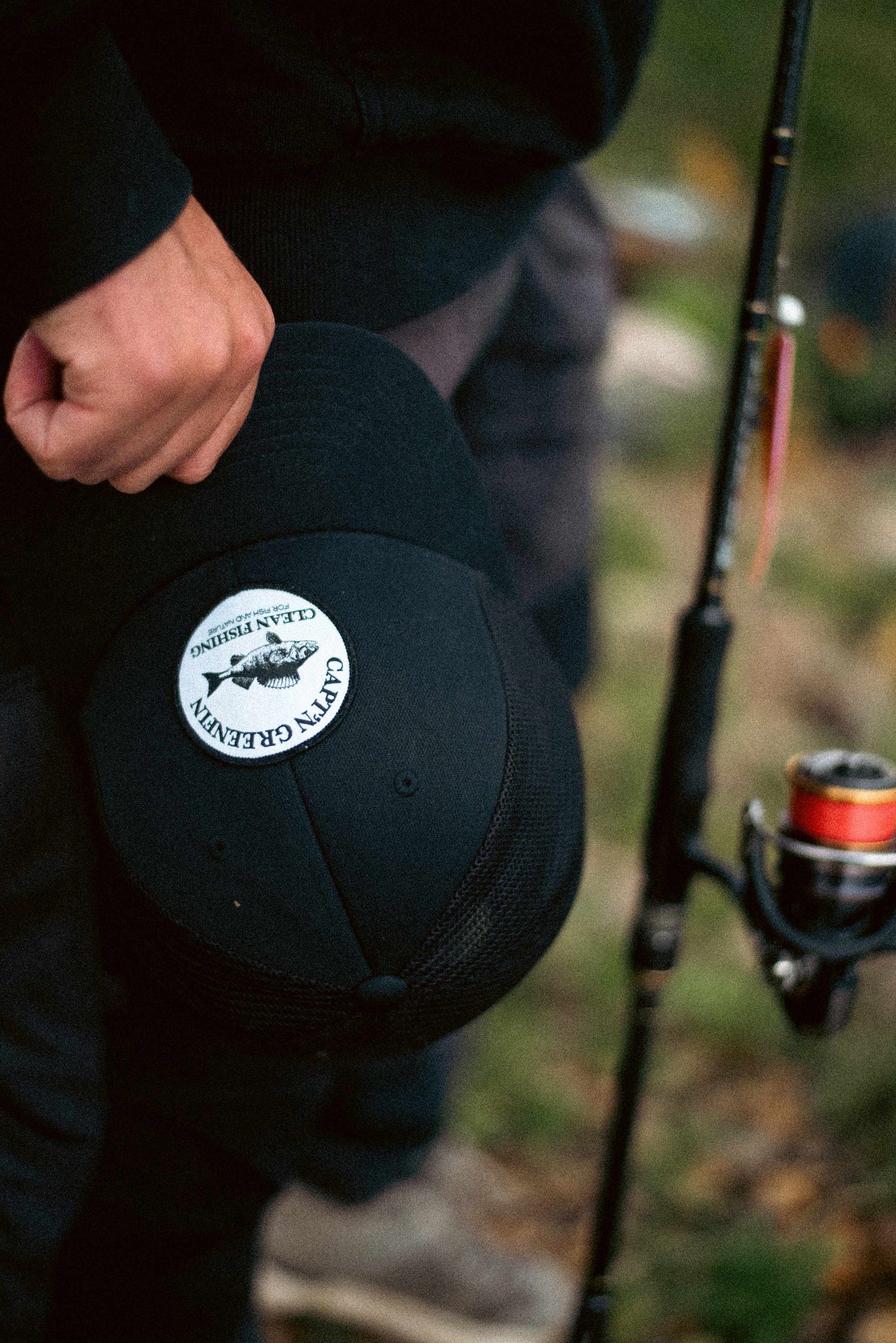 Casquette Trucker Greenfin "Clean Fishing" Perche