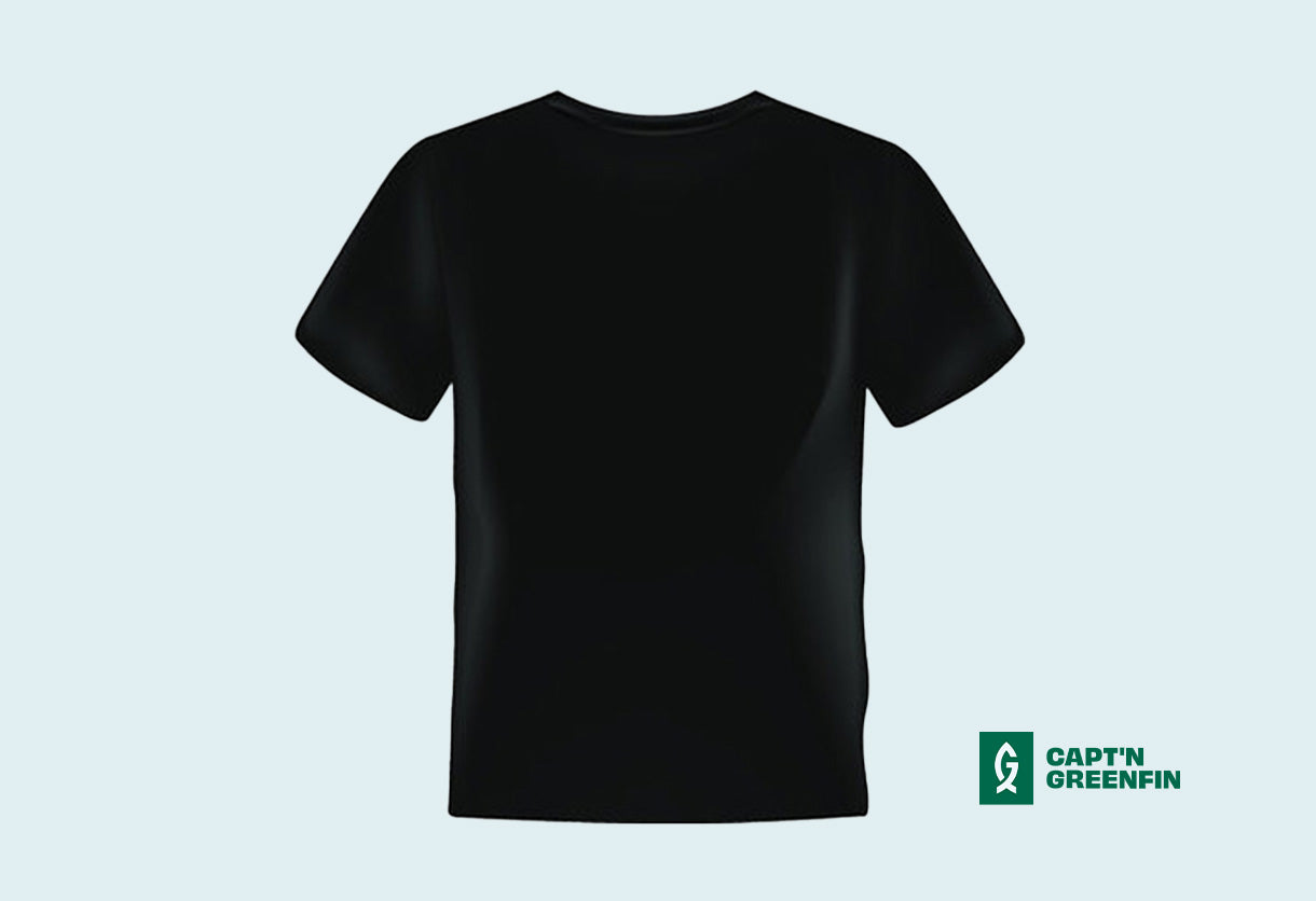 T-Shirt "Capt'n Greenfin Icon" Black