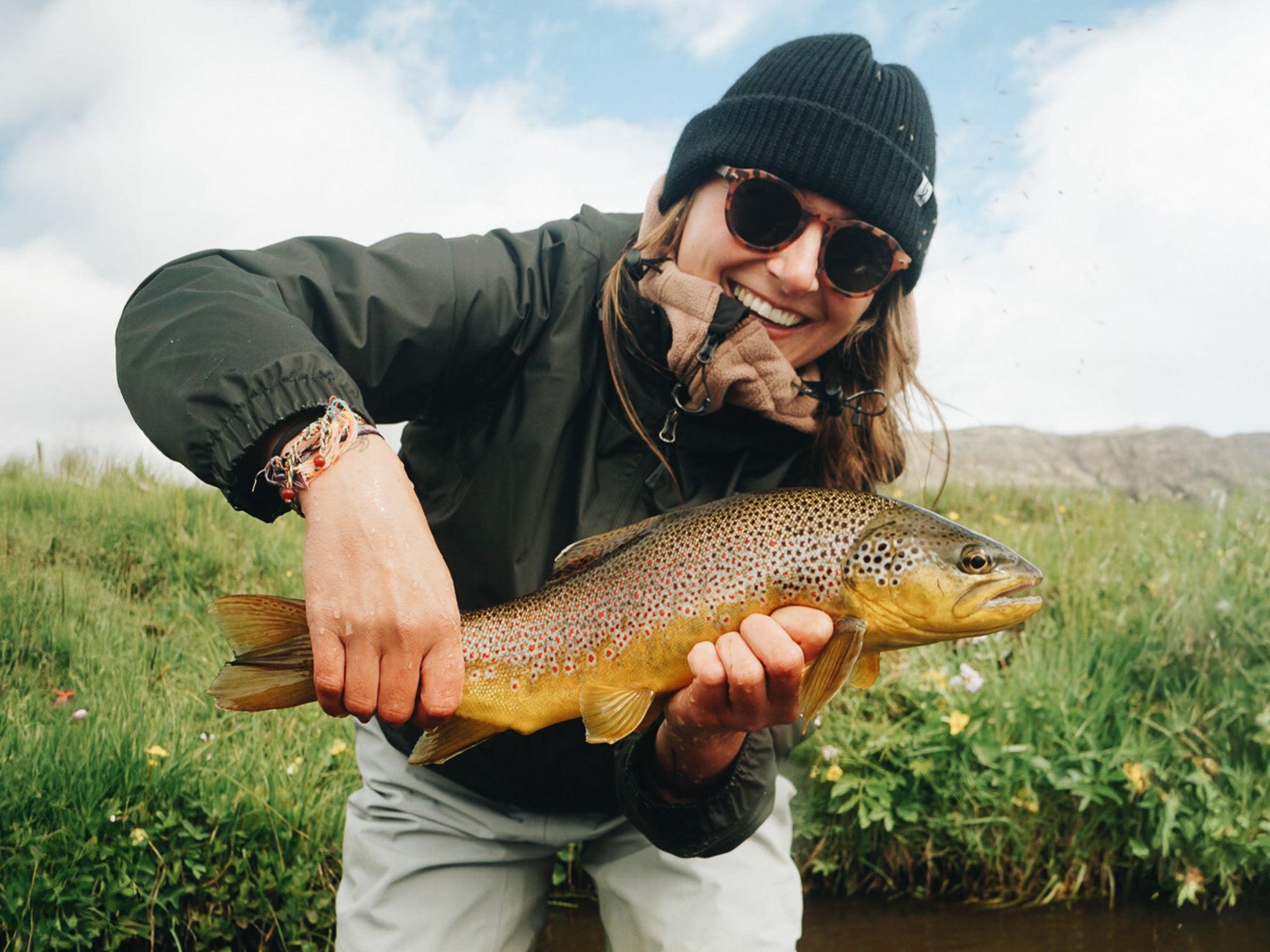 Greenfin Merino Fisher Beanie Black