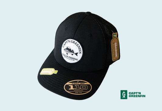 Greenfin Trucker Cap "Clean Fishing" Perch