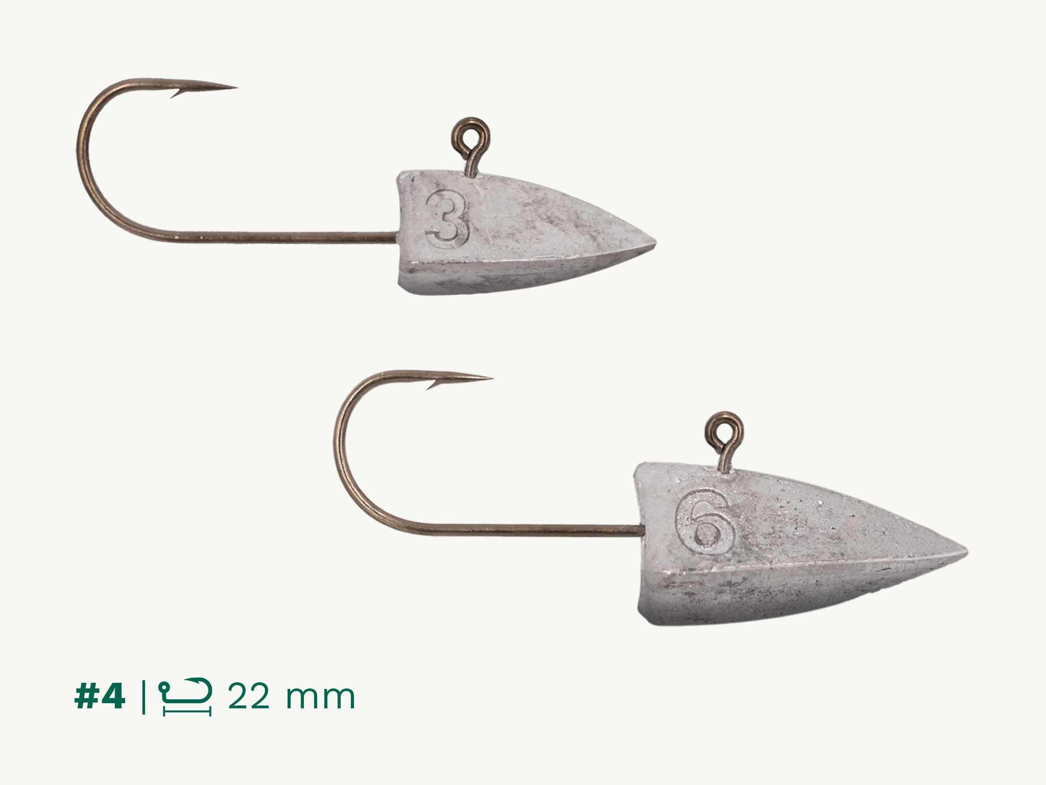 Greenfin Leadfree Dart Jighead