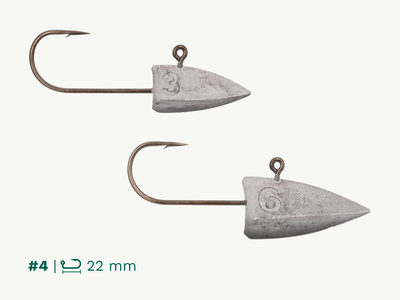 Greenfin Leadfree Dart Jighead