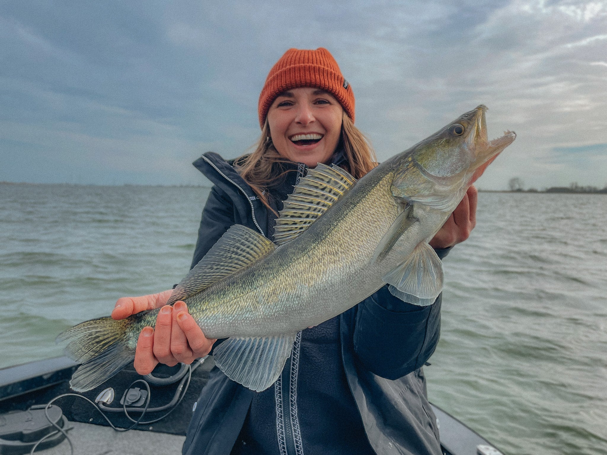 Greenfin Merino Fisher Beanie Rust