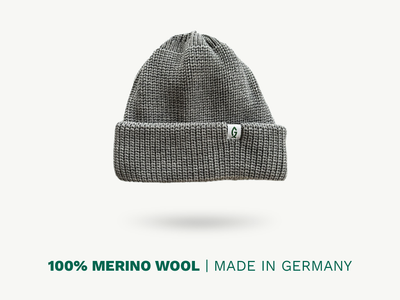 Bonnet de pêcheur Greenfin Merino gris