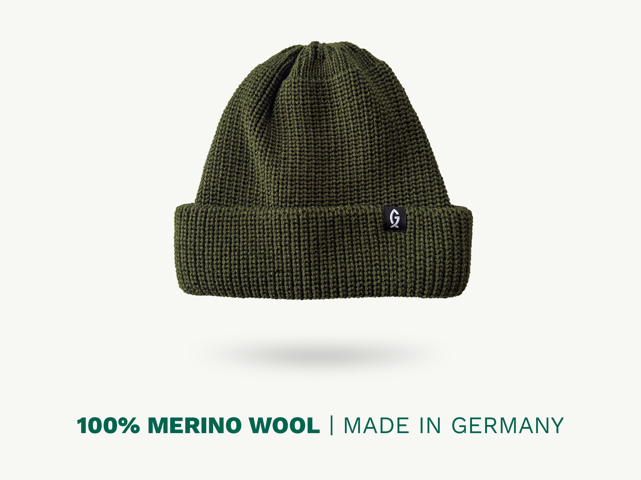 Greenfin Merino Fisher Beanie Rust