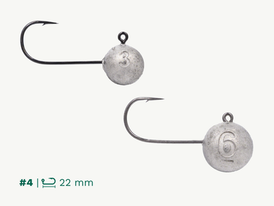 Greenfin Leadfree Round Jighead