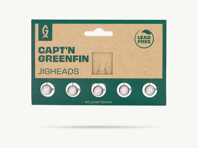 Greenfin Leadfree Round Jighead
